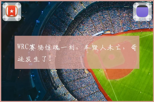 WRC赛场惊魂一刻，车毁人未亡，奇迹发生了！